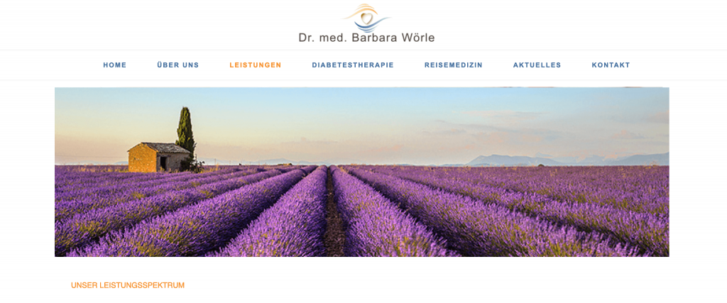 Praxisfotos Leistungen vorher