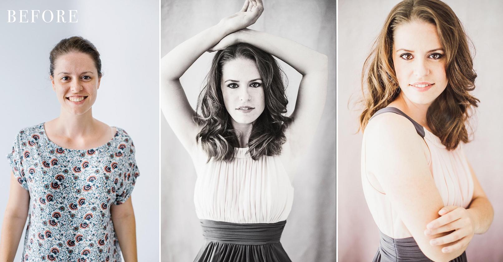 GlamourPortrait Muenchen Sindia Boldt PhotographyBeforeAfter 0009